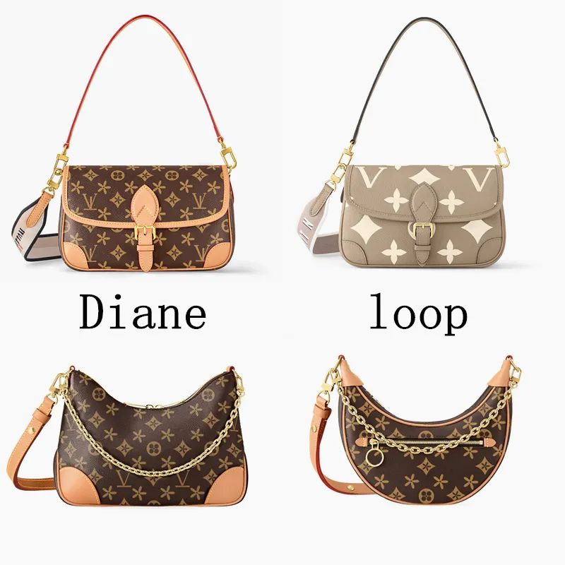 Womens boulogne LOOP diane Shoulder bag DHgate nurse wallet on chain ivy Designer bag Luxury hand... | DHGate