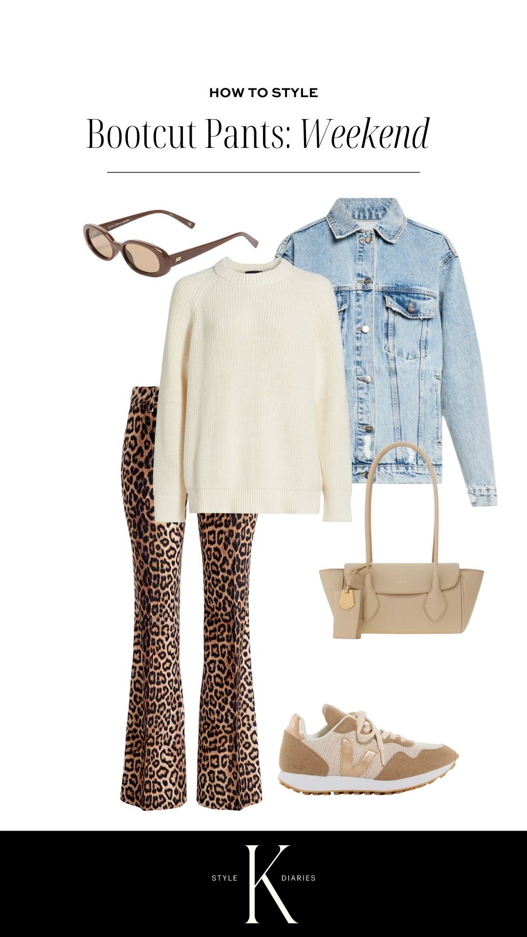 Take these cheetah print pants for a spin with this cute and laid-back look. Perfect for weekend outings or a lunch with your friends, this spring outfit is sure to be your new go-to. Bloomingdale’s just kicked off their Friends & Family sale, making now the ideal time to freshen up your wardrobe! I love these sunglasses (which are under $100) and think these chunky sneakers would pair well with a variety of looks. Stay tuned for more ideas on how to style these pants! 👀 @bloomingdales #bloomingdales #ad 

#LTKStyleTip #LTKSaleAlert #LTKShoeCrush