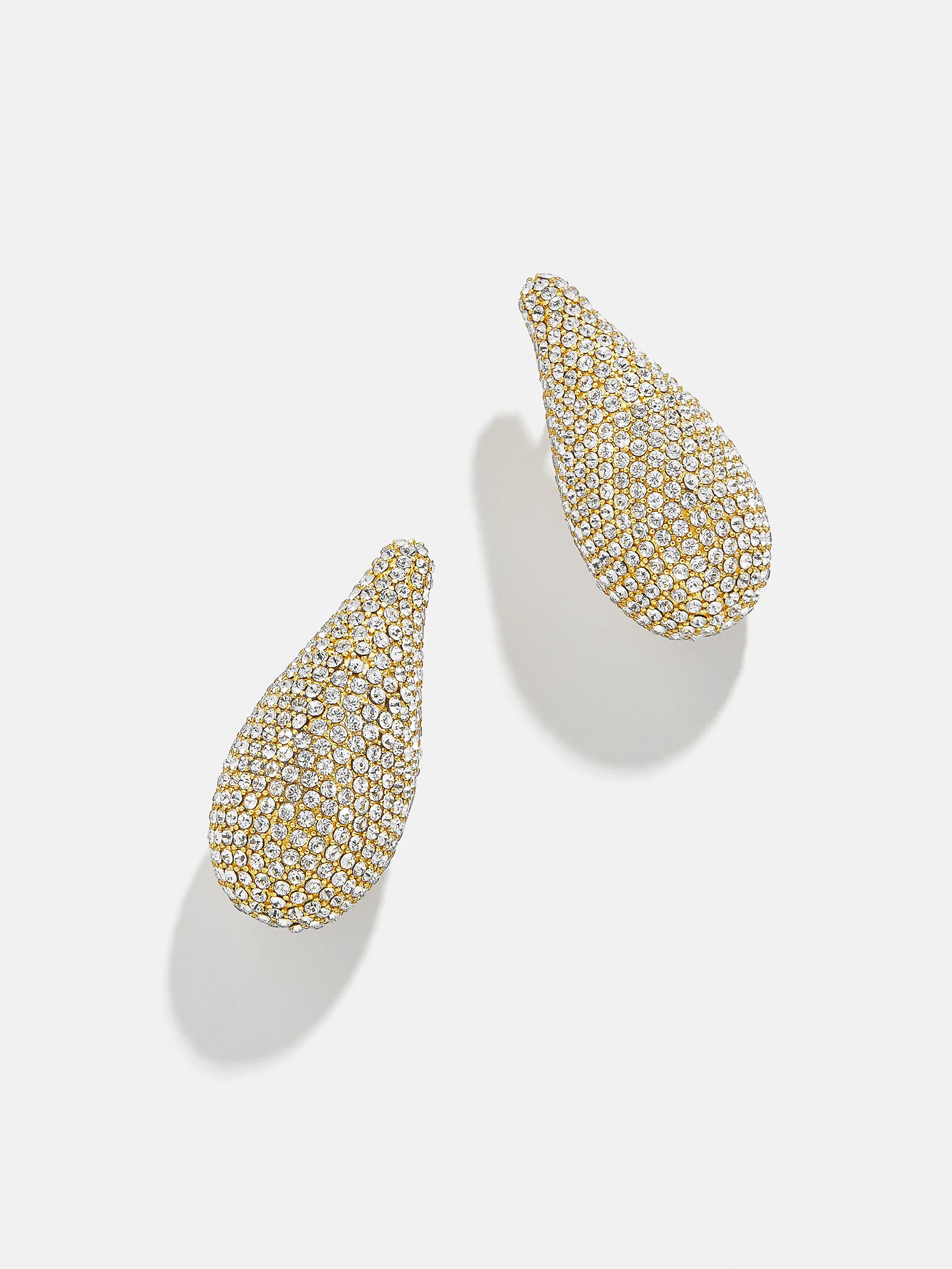 Ella Earrings - Gold/Pavé | BaubleBar