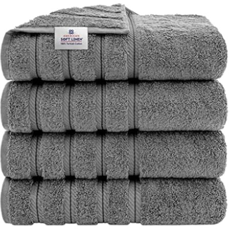 TRIDENT Soft and Plush, 100% Cotton, Highly Absorbent, Bath Linen Sets , Super Soft, 6 Piece Towel S | Amazon (US)