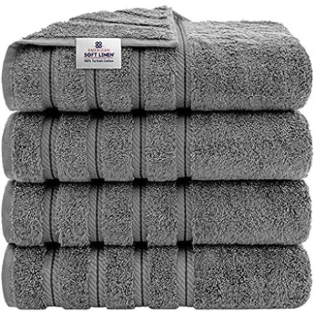 TRIDENT Soft and Plush, 100% Cotton, Highly Absorbent, Bath Linen Sets , Super Soft, 6 Piece Towel S | Amazon (US)