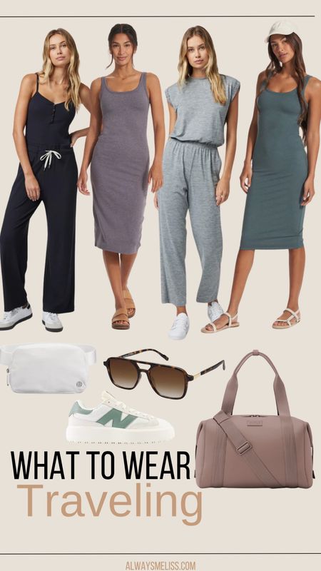 So many super cute traveling outfits! Loving the midi dresses and comfy jumpsuits. The sunglasses are currently on sale! 

Travel Outfits 
Traveling Accessories
Spring Travell

#LTKshoecrush #LTKitbag #LTKtravel