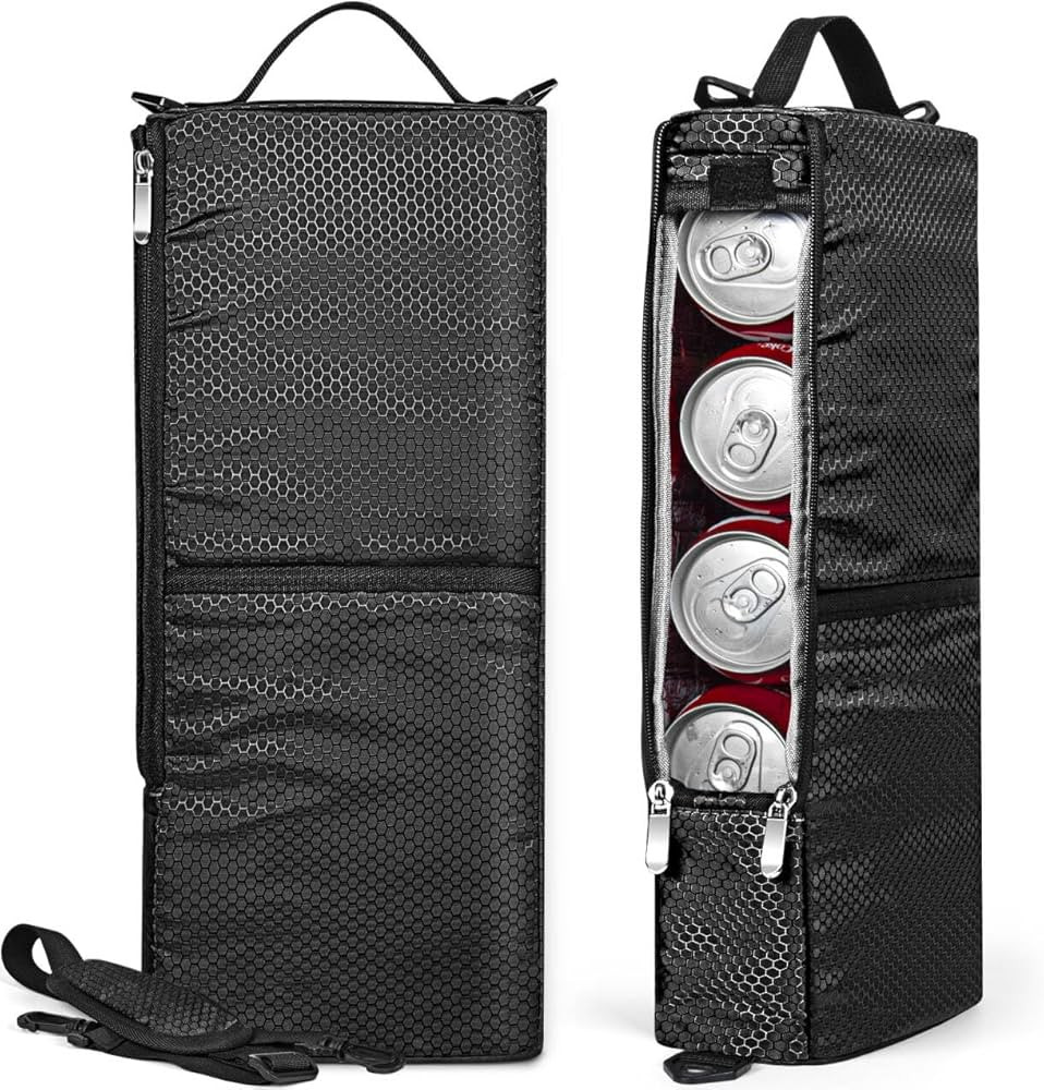 Golf Cooler Bag Golf Cooler Sleeve - Holds 6 Beer Cans or 2 Wine Bottles Cold Golf Accessories Gi... | Amazon (US)