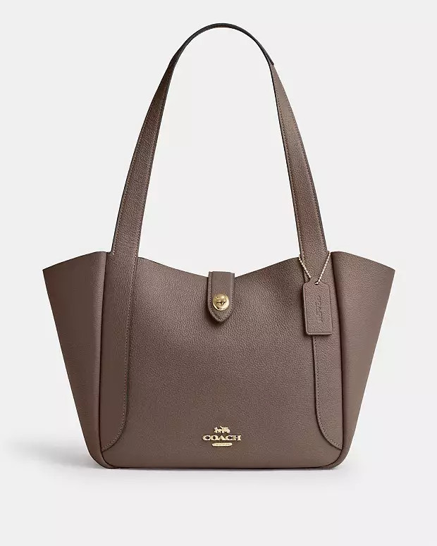 Hadley Turnlock Tote Bag | Coach Outlet US