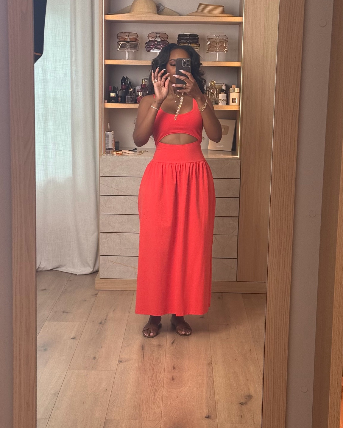 This color is EVERYTHING for summer ❤️

The cutout detail and flowy silhouette make this dress feel bold, feminine, and effortless all at once. One of those easy statement pieces that does all the work for you with minimal styling needed.

Perfect for vacation dinners, beach resorts, summer date nights, rooftop drinks, brunch, and tropical getaways.

Red summer dress, vacation maxi dress, tropical vacation outfit, resort wear style, cutout dress outfit, feminine summer fashion, beach dinner outfit, colorful vacation looks, flowy maxi dress, chic summer style, resort dinner outfit inspiration, elevated vacation wear

Follow me on Instagram and YouTube @kirasfashionfinds