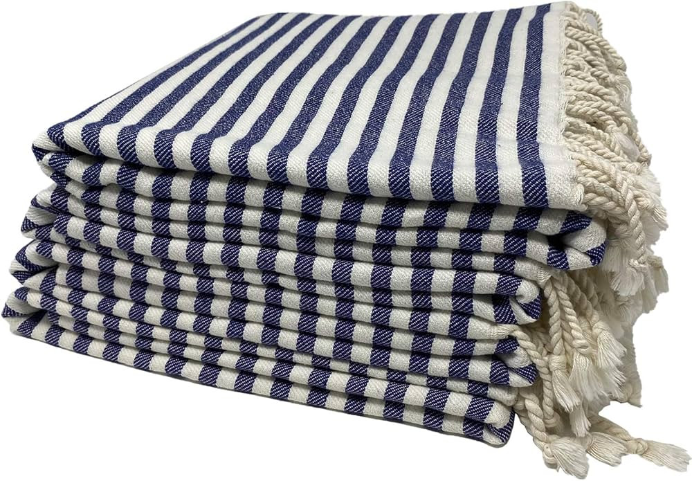 Black & White Brands 100% Turkish Cotton Peshtemal Towel - Soft, Absorbent, Compact & Stylish. (S... | Amazon (US)