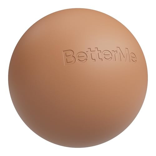 BetterMe Soft Pilates Ball – 8 Inch Mini Exercise Ball for Pilates, Yoga & Core Training – Small Stability Ball for Women – Portable Workout Tool (Mocha) | Amazon (US)