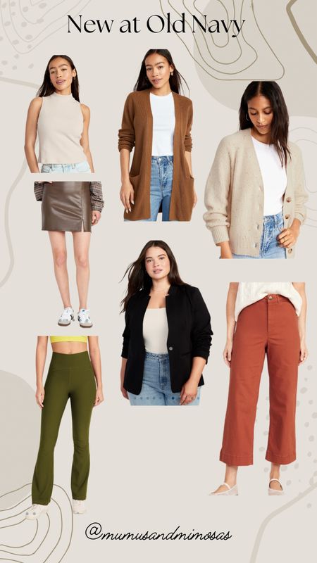 Old navy new arrivals
Fall transitional pieces
Cardigan
Sweater
Flare leggings
Rust
Leather skirt
Teach outfits

#LTKBacktoSchool #LTKFind #LTKSeasonal