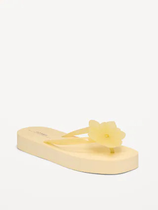 Platform Flip-Flop Sandals for Girls (Partially Plant-Based) | Old Navy (US)