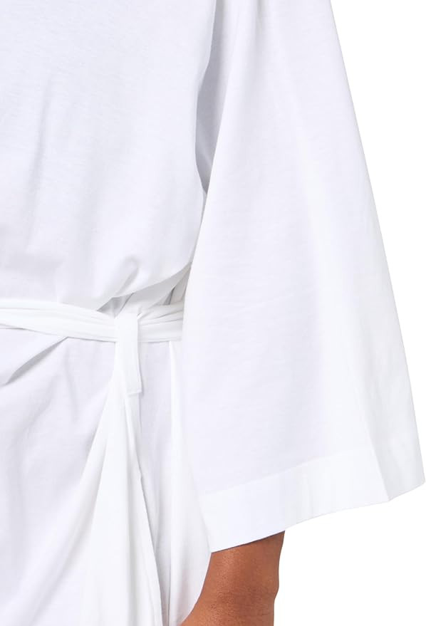 HonestBaby Mid-Length Robe with Pockets 100% Organic Cotton for Unisex Women and Men | Amazon (US)