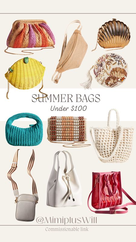 Summer purses all under $100!

Bags | summer | purse | belt bag | cross body | summer bag | vacation bag 
Follow @mimipluswill for more! 

#LTKSeasonal #LTKFindsUnder100 #LTKItBag