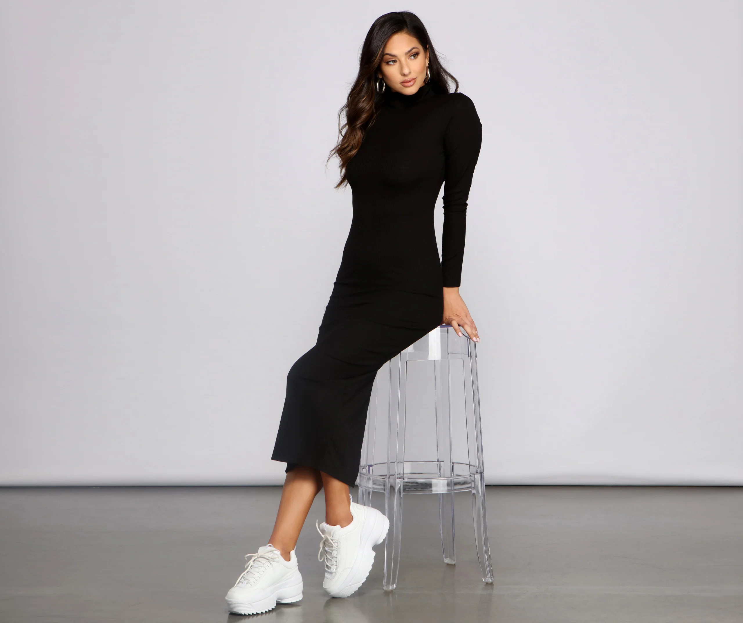 Basic Mood Ribbed Knit Maxi Dress | Windsor Stores