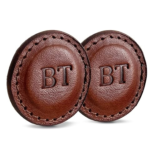 Personalized Golf Ball Markers (Brown, Set of 2) - Golf Gifts for Men - Monogrammed Initial Custo... | Amazon (US)