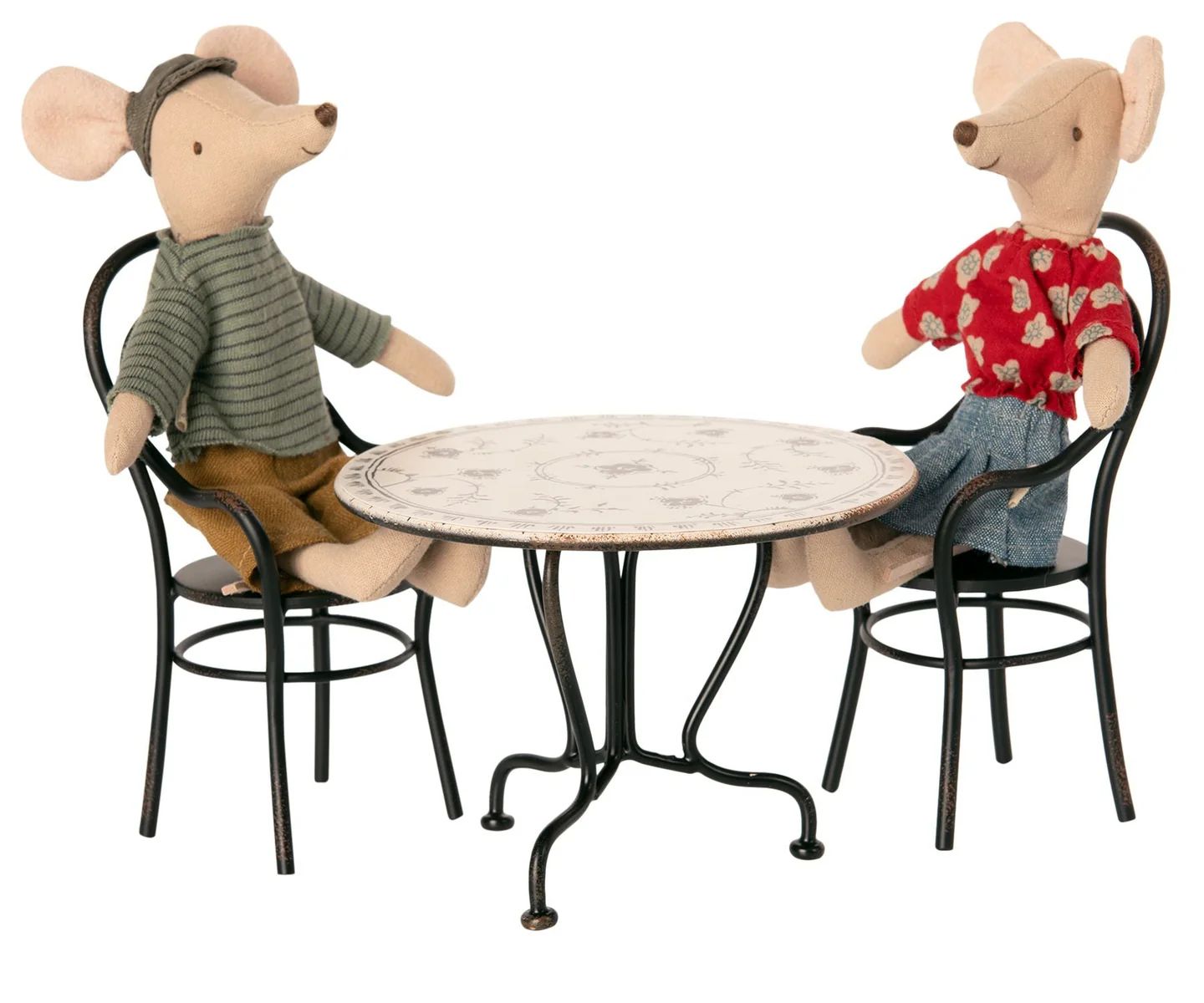 Dining table set w. 2 chairs | Maileg - Kids Toys | Bohemian Mama