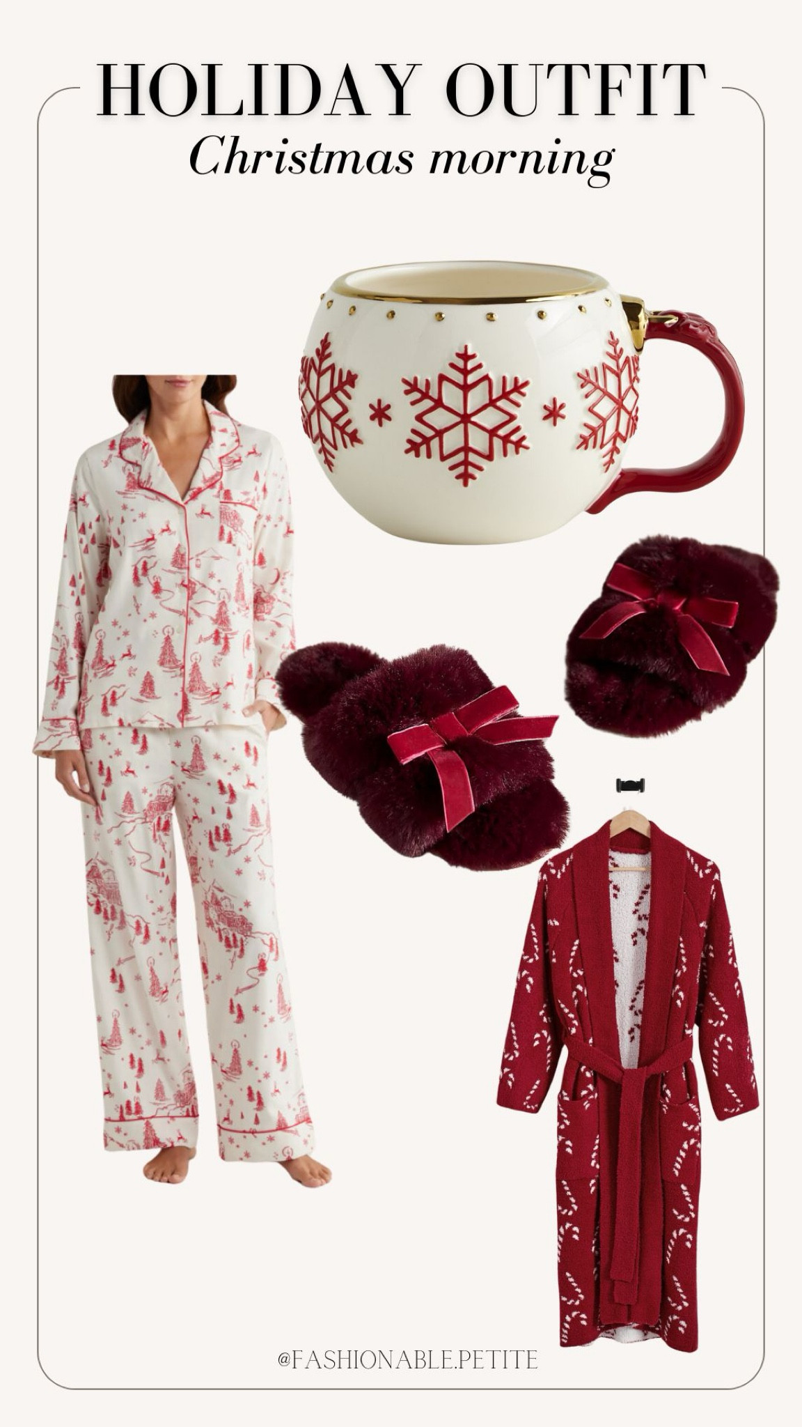 Cozy holiday pajamas for Christmas morning!

Holiday pajamas, holiday robe, slippers, Christmas mug, holiday outfit, Christmas pajamas 

#LTKHoliday #LTKFindsUnder100