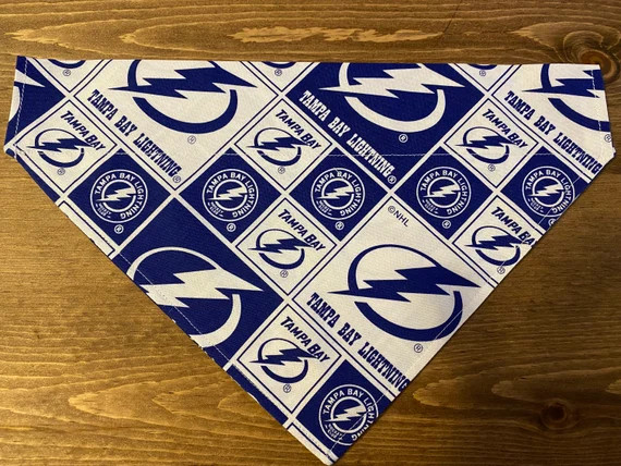 Tampa Bay Lighting Over the Collar Bandana | Etsy (US)