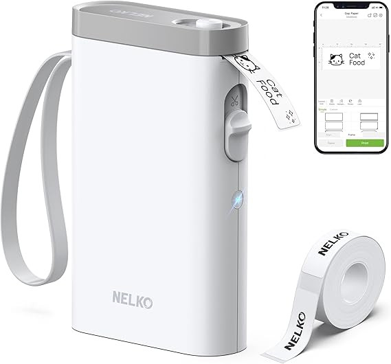 Nelko Label Maker Machine with Tape, P21 Bluetooth Label Printer, Wireless Mini Label Makers with... | Amazon (US)