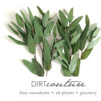 Seeded Eucalyptus, Artificial, Faux Blue-Green Small Eucalyptus Stem, With Seeds | Etsy (US)