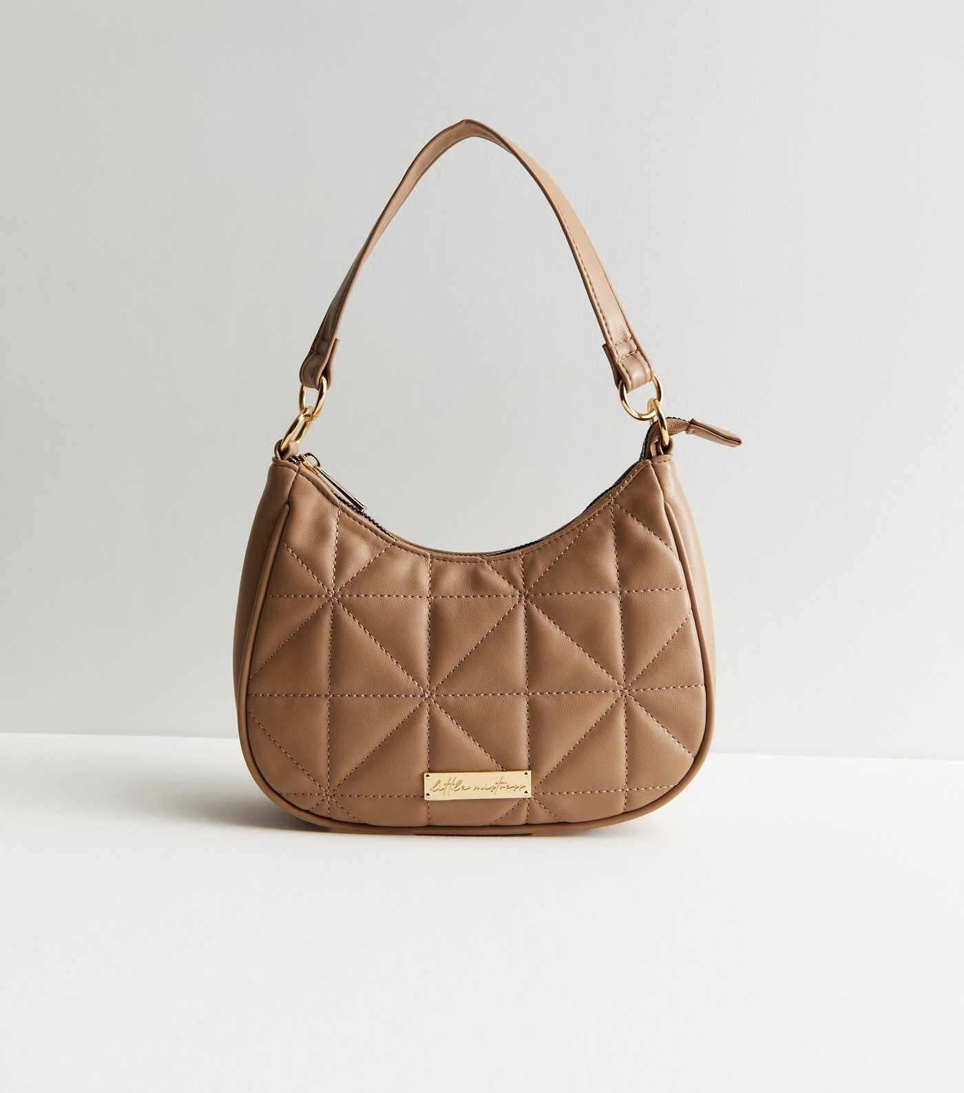 Little Mistress Camel Quilted Shoulder Bag
						
						Add to Saved Items
						Remove from Save... | New Look (UK)