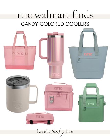 oh heyyyyy Walmart we see you 😍 candy colored coolers & cups - I ordered the tumbler & the collapsible cooler - so great for travel! #walmartpartner #walmartfinds 