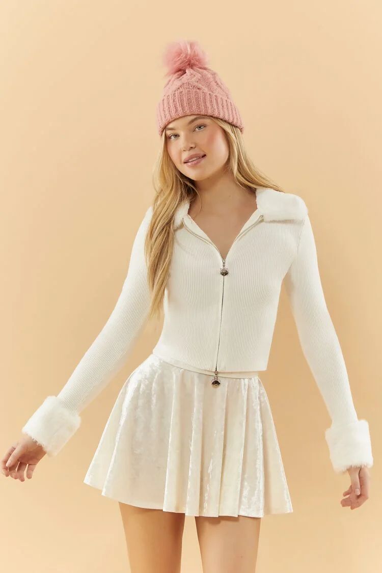 Disney Marie Faux Fur Sweater | Forever 21 | Forever 21 (US)