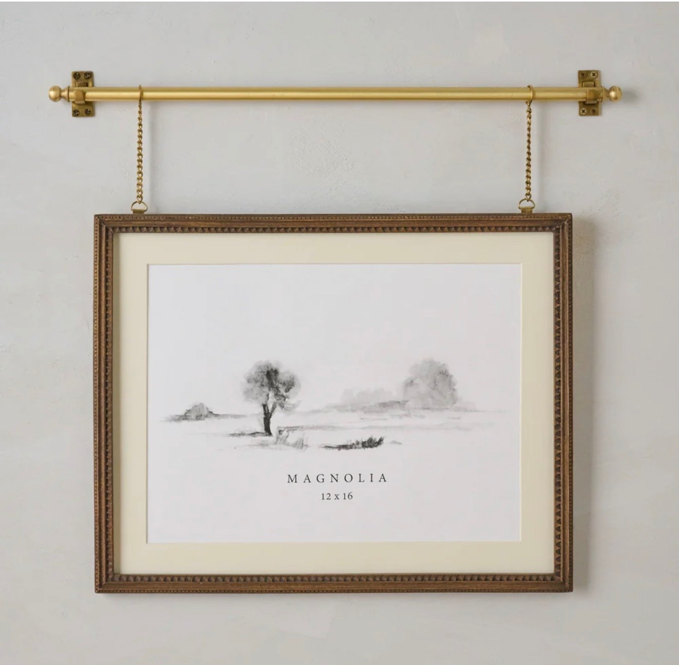 Gorgeous brass railing frames 

#LTKHome