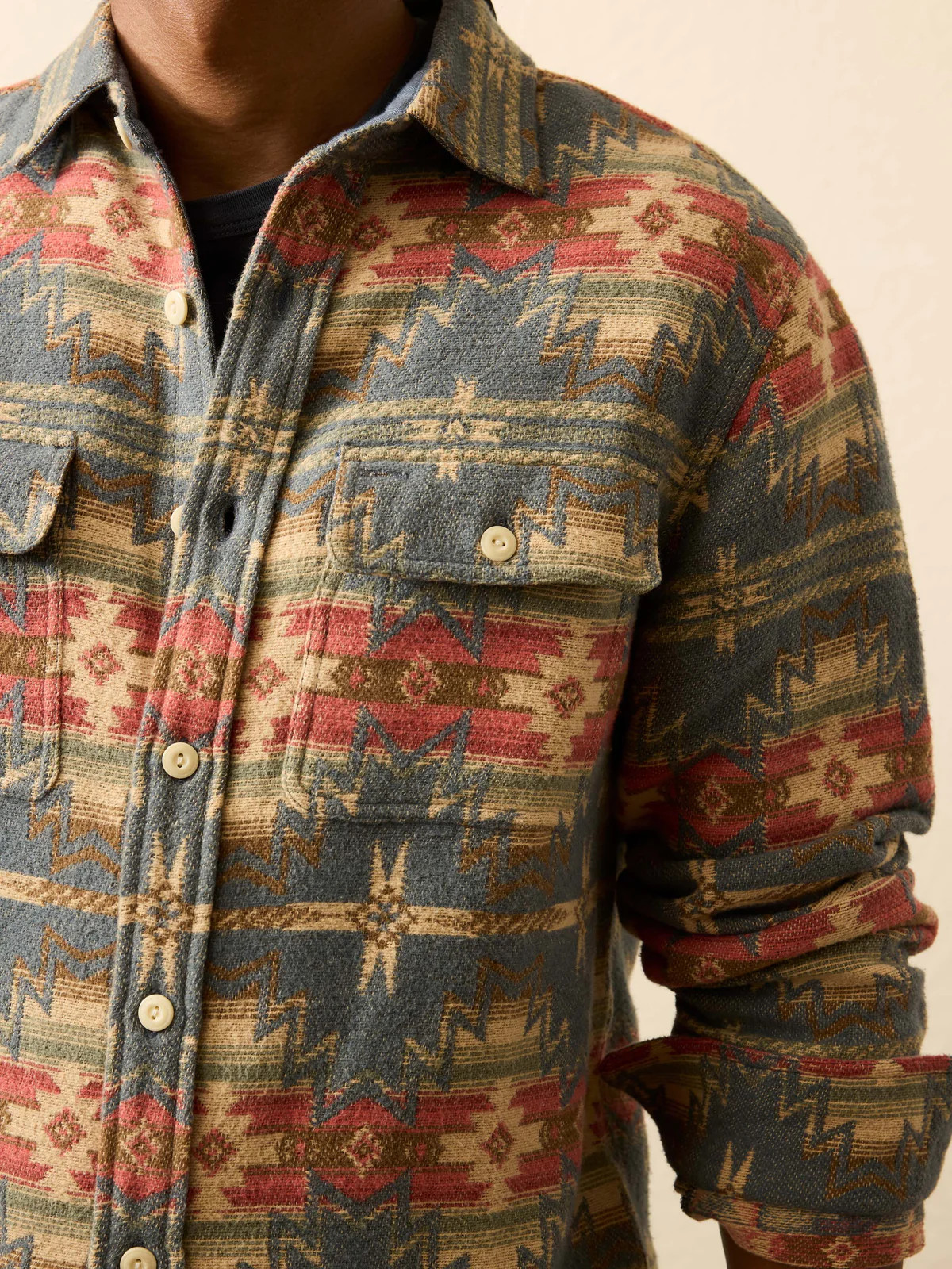 Doug Good Feather Canyon Overshirt - Fall Harvest | Faherty
