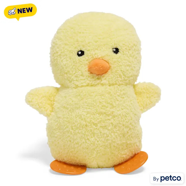 YOULY Easter Chick Paddlefoot Dog Chew Toy, Medium | Petco