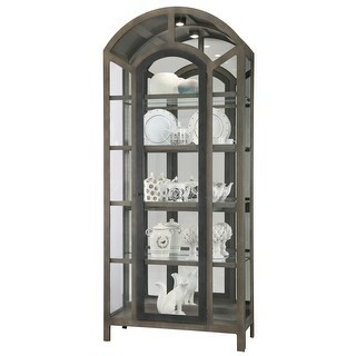 Howard Miller Reeko Curio Cabinet (Smoke Grey) | Bed Bath & Beyond