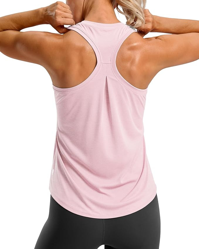 G Gradual Women's Workout Tank Tops Racerback Athletic Yoga Tops Loose Fit Sleeveless Running Gym... | Amazon (US)