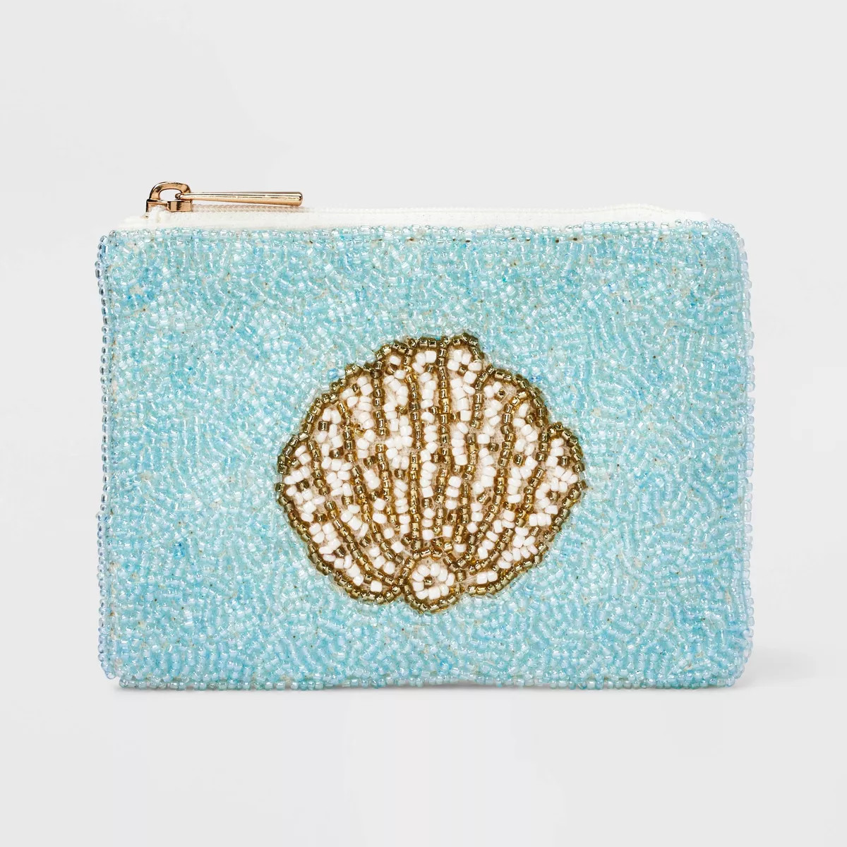 Beaded Seashell Zip Pouch - A New Day™ | Target