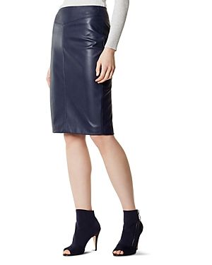 Karen Millen Faux Leather Pencil Skirt | Bloomingdale's (US)