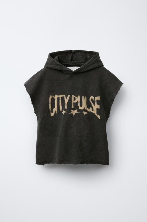 FRAYED HOODIE | Zara US