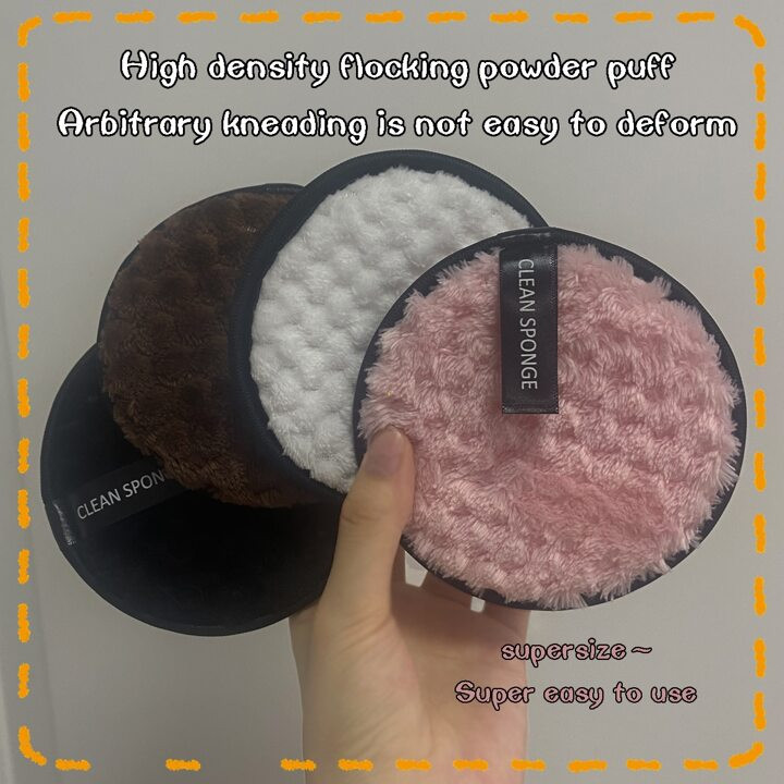 5pcs/pack Mixed Color Soft Round Sponge Facial Cleansing Pads And Makeup Remover Puff, Suitable F... | SHEIN