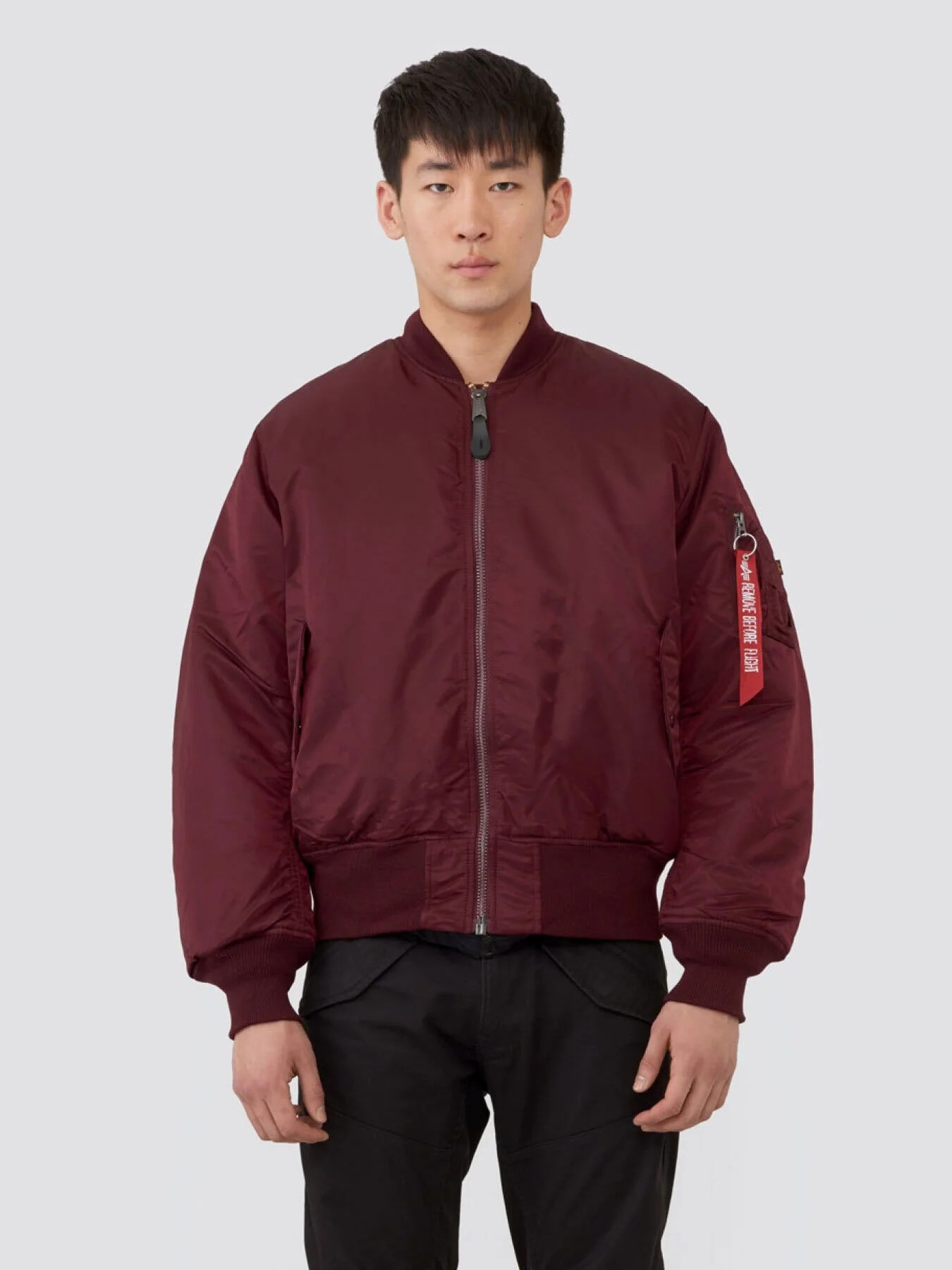 Men's MA-1 Bomber Jacket Maroon | Alpha Industries | Alpha Industries Inc