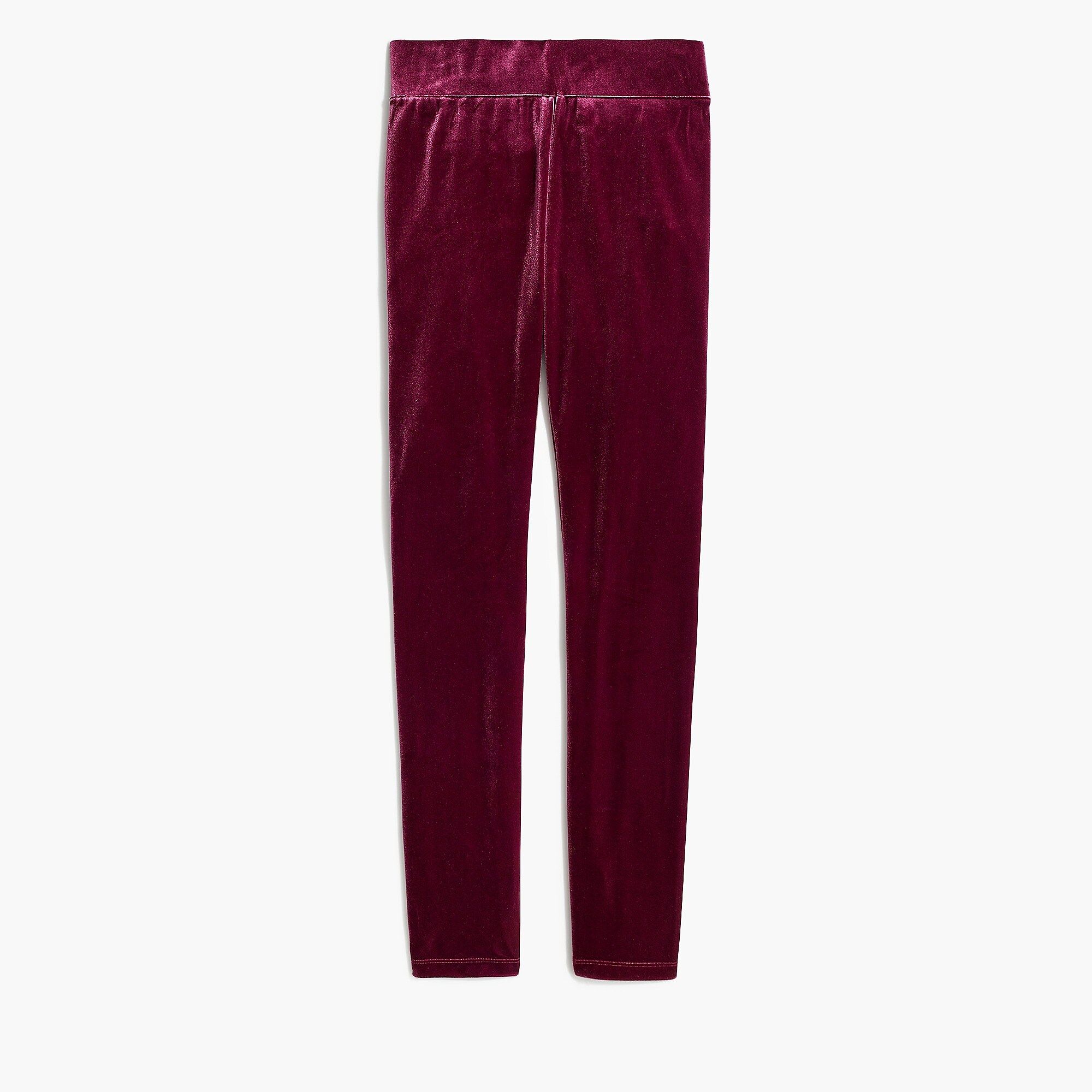 Stretch velvet leggings | J.Crew Factory