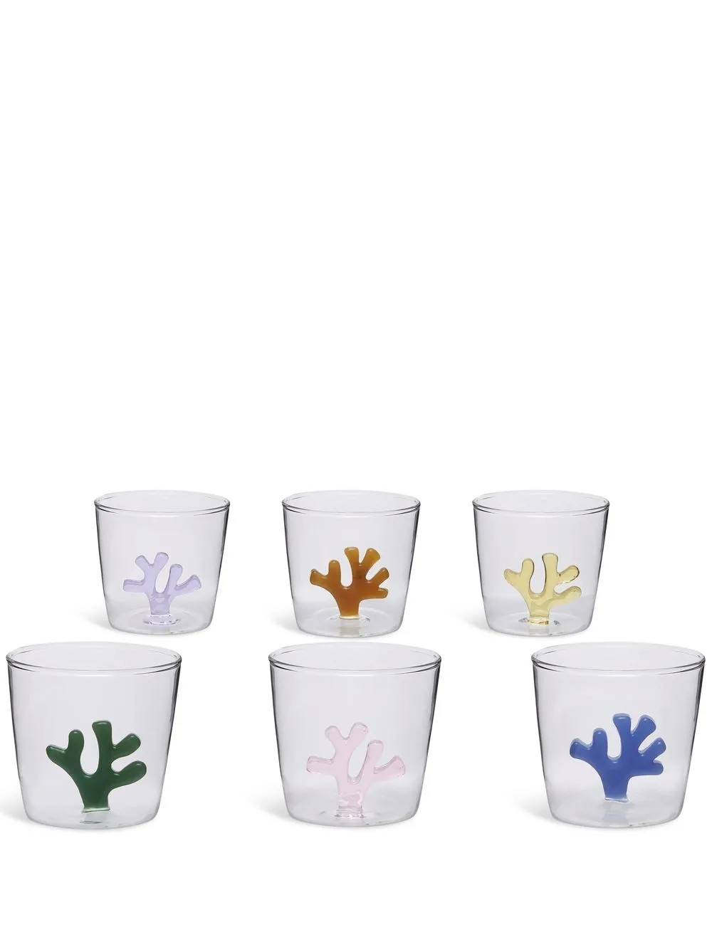 Ichendorf Milano Coral Reef set-of-six Assorted Tumblers - Farfetch | Farfetch Global