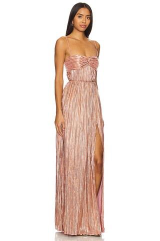Emmy Gown in Rose Gold | Revolve Clothing (Global)