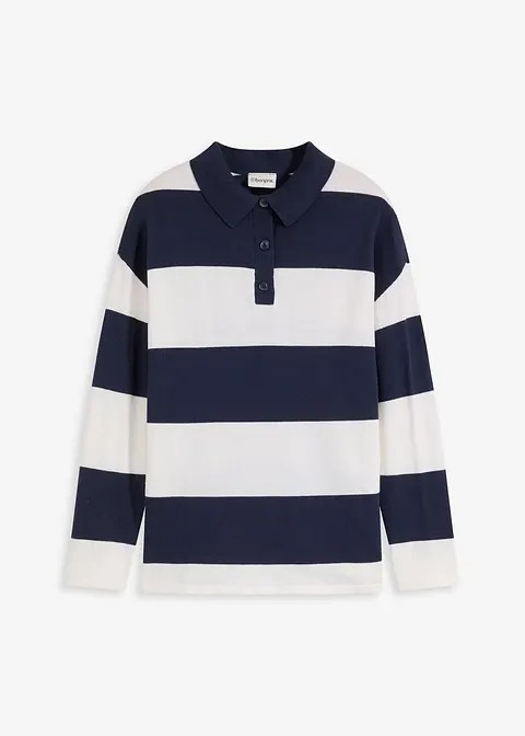 Oversize-Pullover mit Polokragen | Bonprix DE