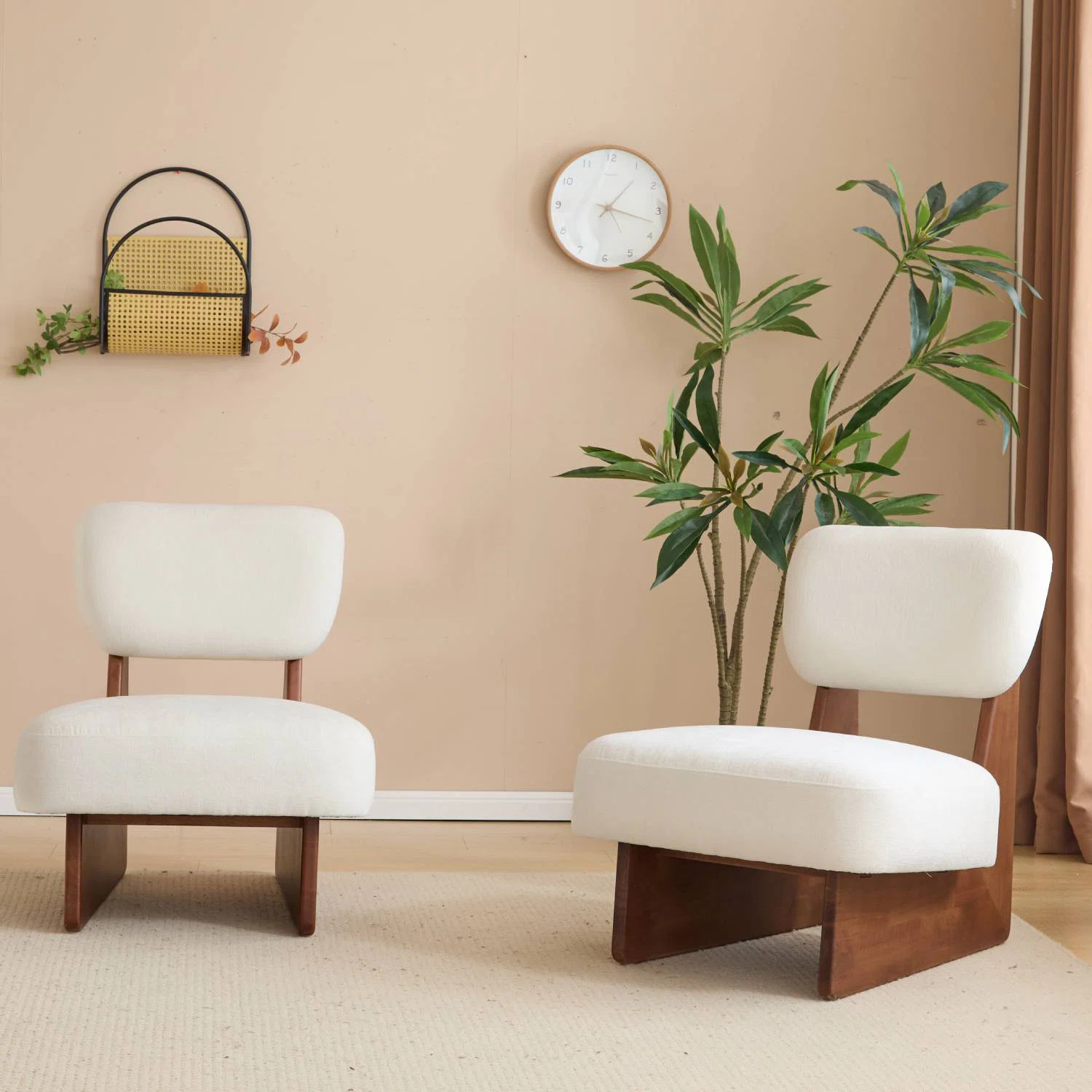 25.6" Wide Upholstered Accent Chair (Set Of 2) | Wayfair North America