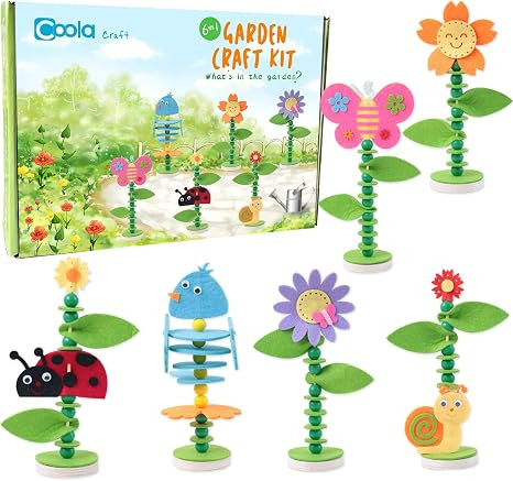 Coola Spring Craft Kit for Kids - Art and Craft DIY Early Educational Toys Suitable for Girls & B... | Amazon (US)