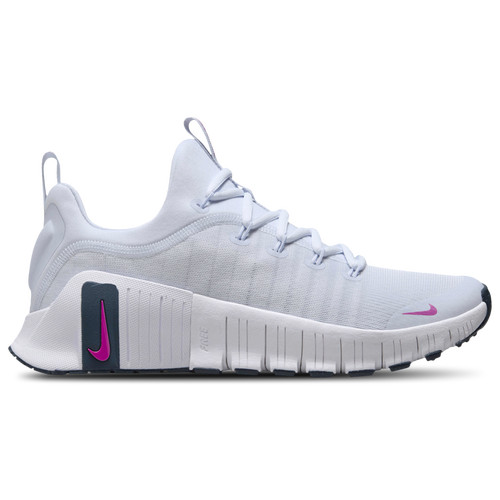Nike Womens Nike Metcon 6 - Womens Training Shoes Football Grey/Hot Fuchsia/Armory Navy Size 8.5 | Champs Sports
