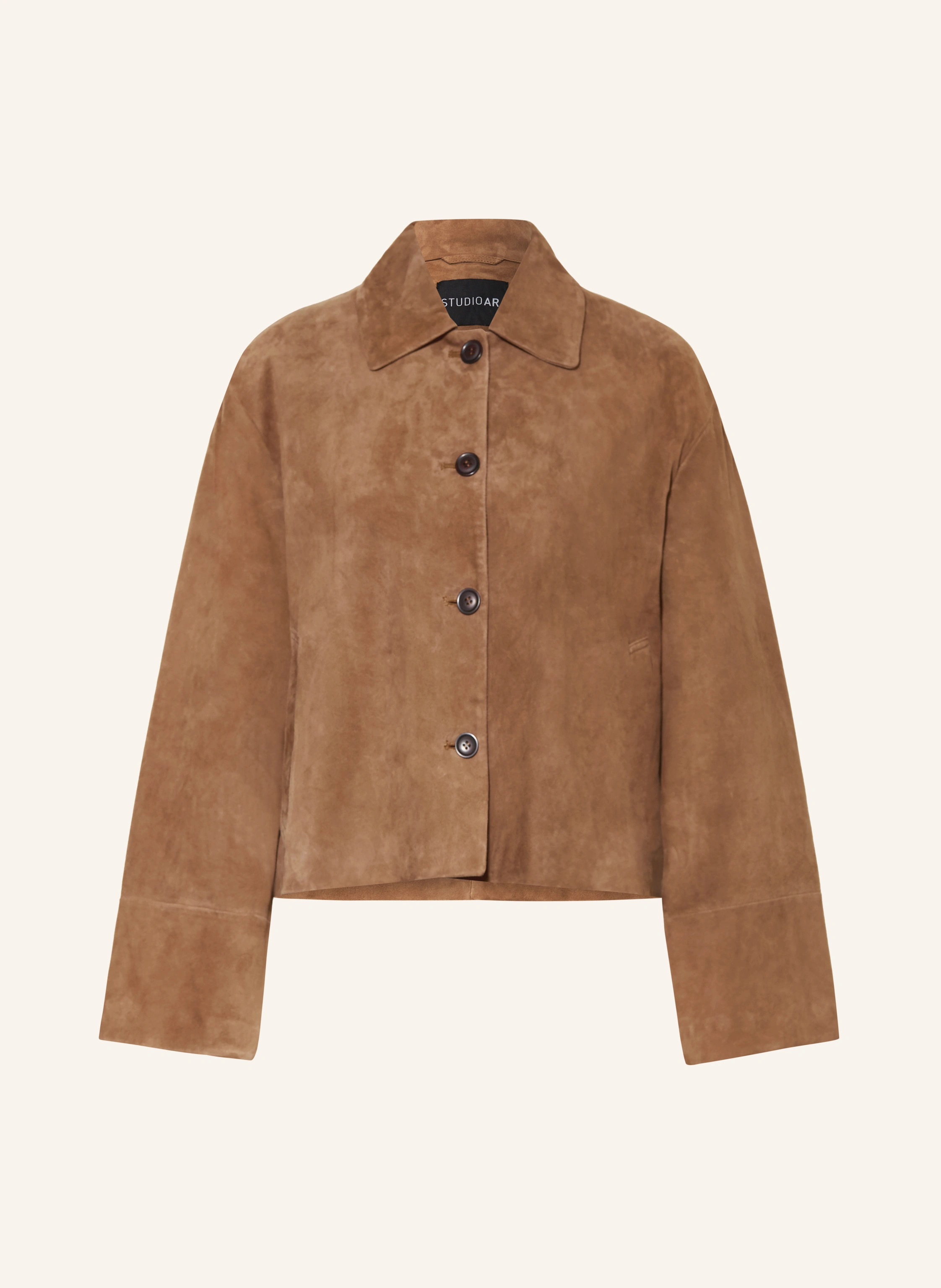 STUDIO AR Lederjacke ELAINE in braun | Breuninger (DACH)