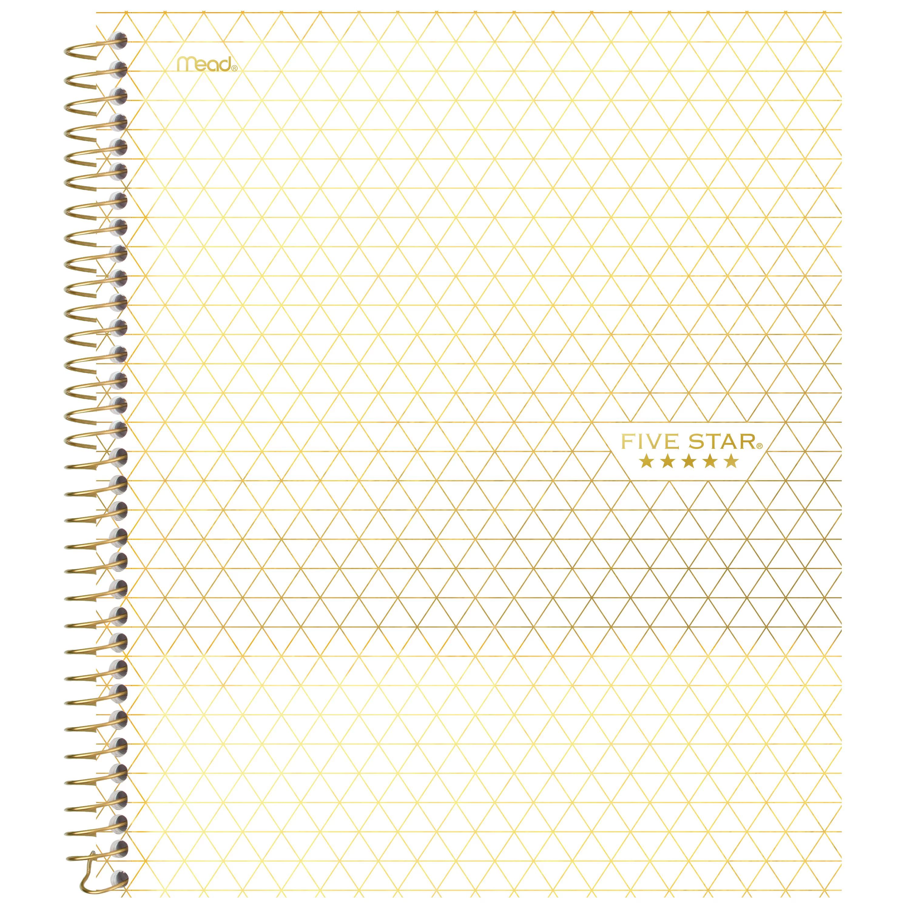 Five Star Style Wirebound Notebook, 1 Subject, College Ruled, White (08351AV0) | Walmart (US)
