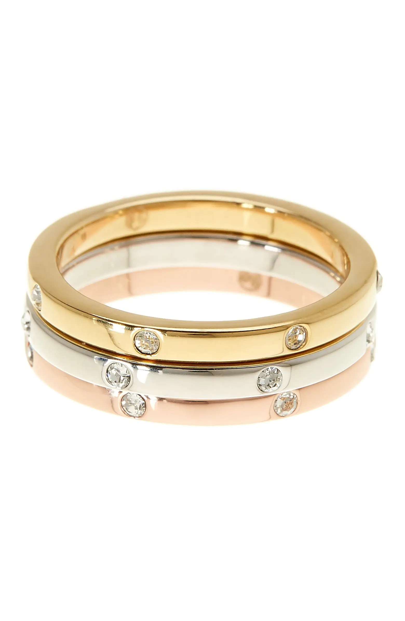Swarovski Crystal Studded Band - Set of 3 | Nordstrom Rack
