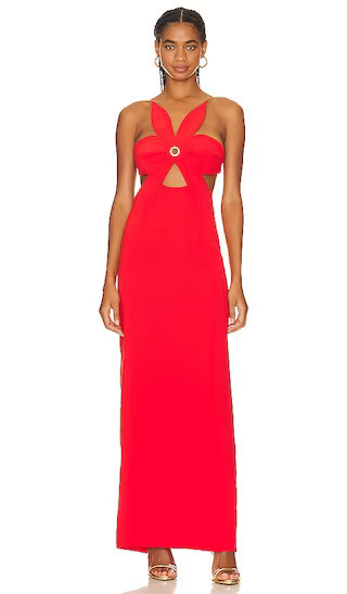 Ronny Kobo Raiza Dress in Red. - size M (also in L, S) | Revolve Clothing (Global)