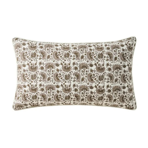 My Texas House 14" x 24" Dahlia Ivory Reversible Decorative Pillow Cover | Walmart (US)