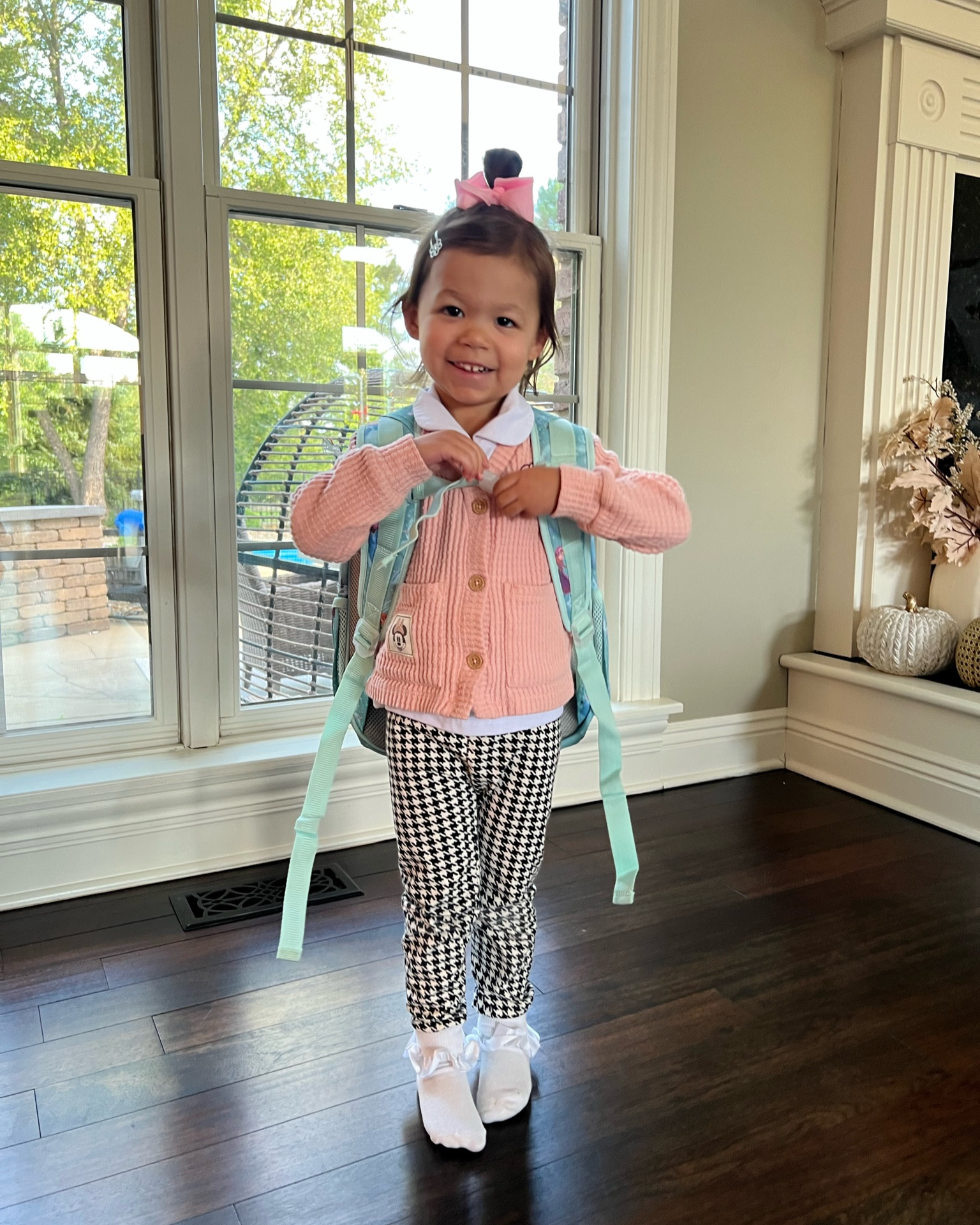 Toddler girl outfit. Back to school outfit. Frozen backpack. Pottery Barn kids. Minnie Mouse. Target style. Toddler fall outfit. 

#LTKfamily #LTKkids