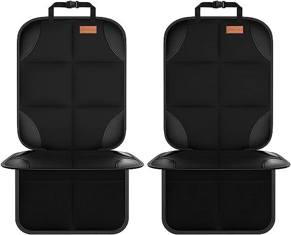 Car Seat Protector, Smart eLf 2Pack Seat Protector Protect Child Seats with Thickest Padding and ... | Amazon (US)