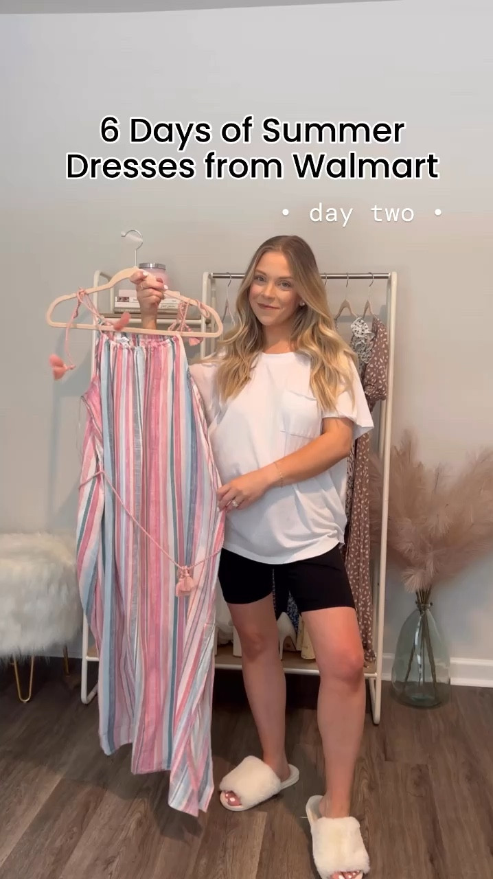 Summer dress from Walmart! I love the coral colors and how it ties at the shoulders and waist! It also comes in 3 other colors! Runs tts and I’m wearing an xs! 

Walmart dress, Walmart, midi dress, summer dress, Walmart dress, vacation dress, striped dress, Walmart sale, dress


#LTKVideo #LTKSummerSales #LTKFindsUnder50